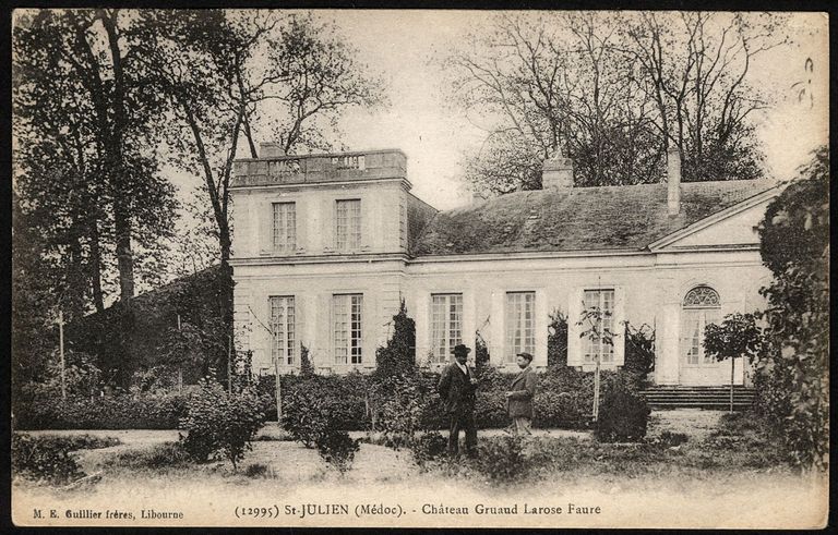 Carte postale : Château Gruaud Larose Faure.