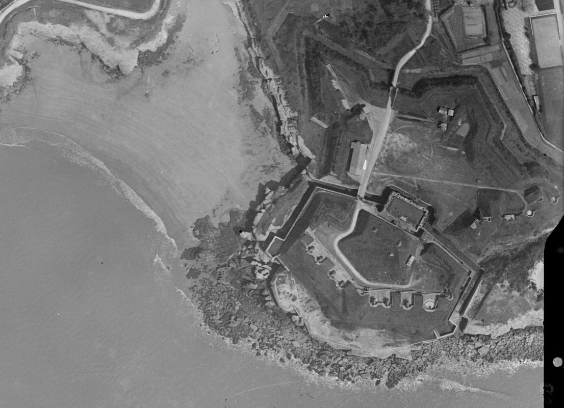 Le fort du Chay sur une vue aérienne en 1920.