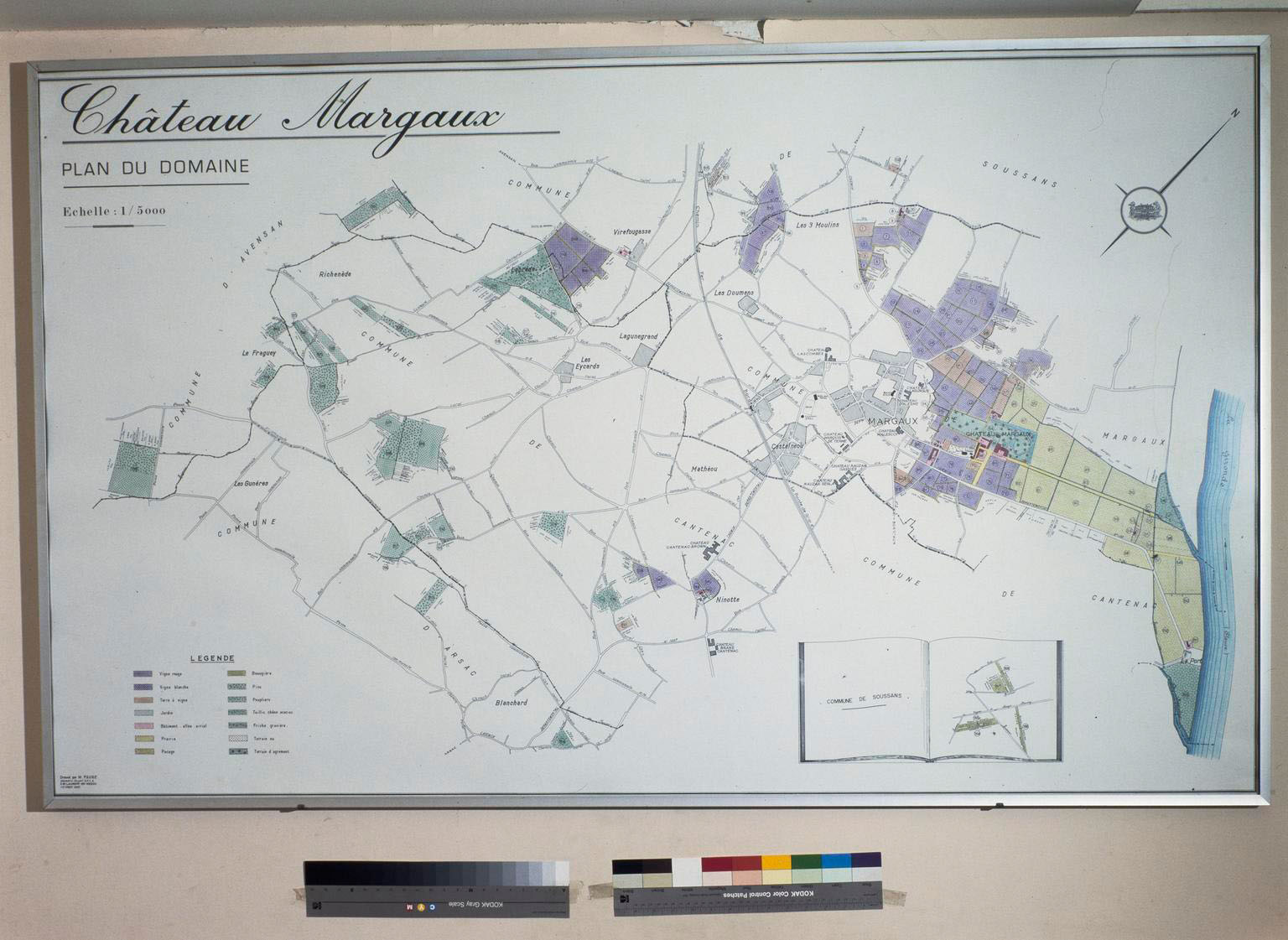 Plan du domaine, 1965.