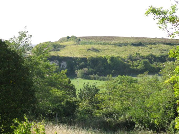 Le promontoire de Vil Mortagne vu depuis le sud.