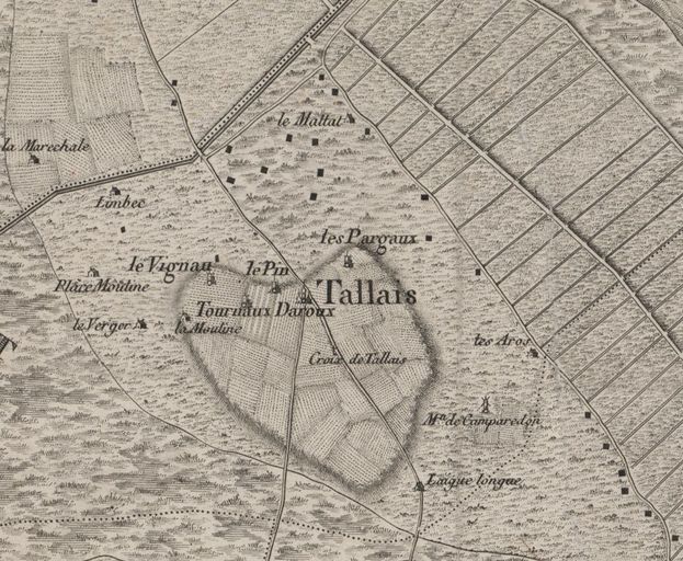 Carte de Belleyme, levée en 1763-1764.