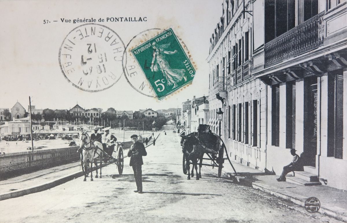 La façade de Pontaillac vers 1900.