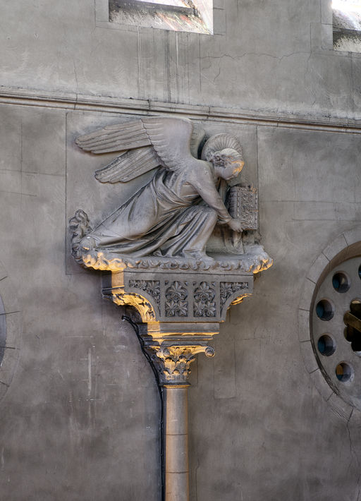 L'ange de saint Matthieu (détail).