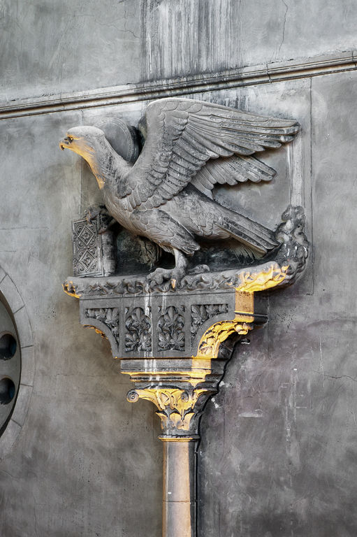 L'aigle de saint Jean (détail).