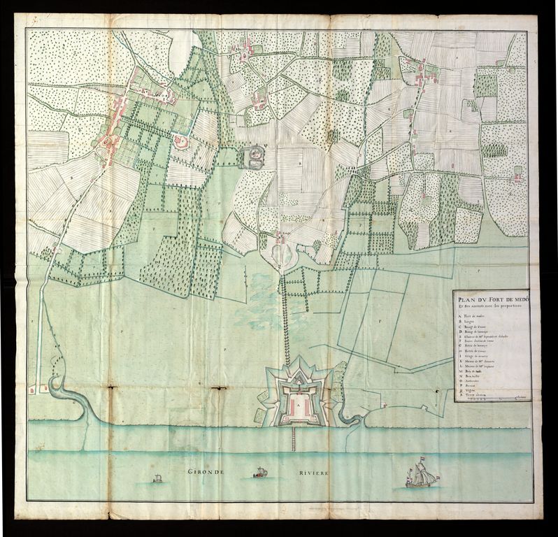 Plan du Fort et de ses environs, 1707 : ensemble.