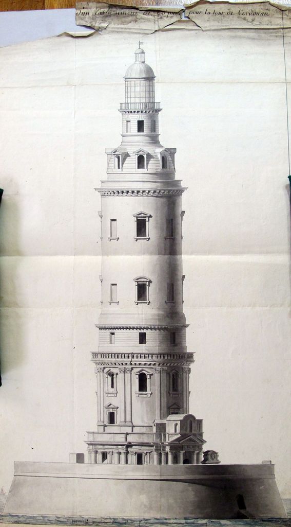 [Projet] d'un exhaussement de 60 pieds pour la tour de Cordouan, par Teulère, 23 juin 1787.