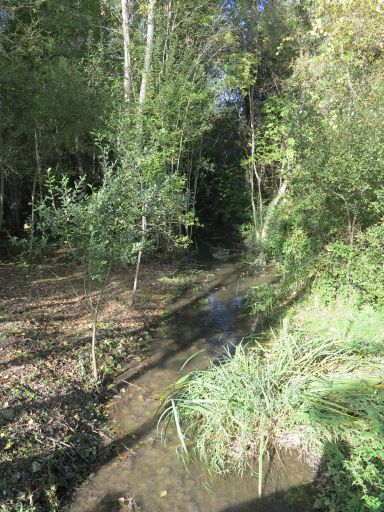 Le ruisseau du Désir, au pont du Gua.