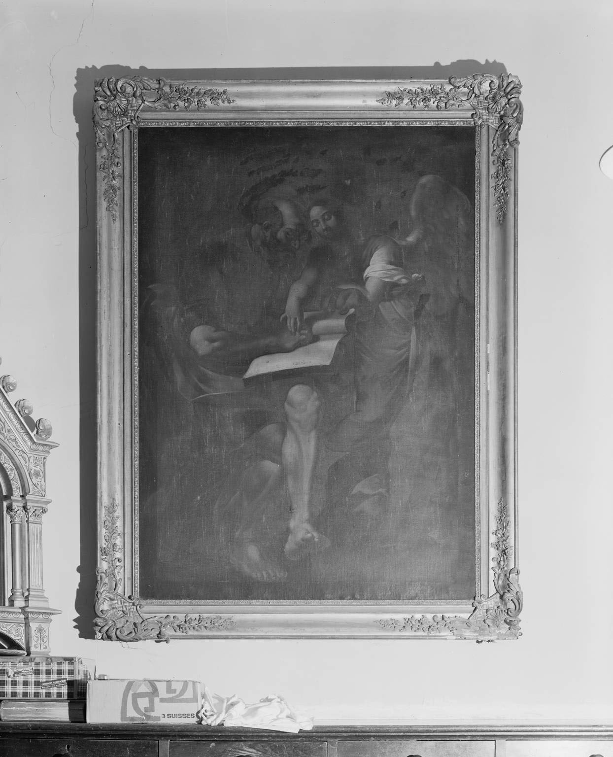 Ensemble de tableaux des 4 Evangélistes : saint Mathieu.