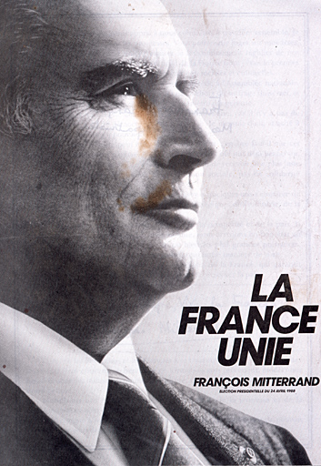 Photographie de François Mitterrand conservée dans l'atelier.
