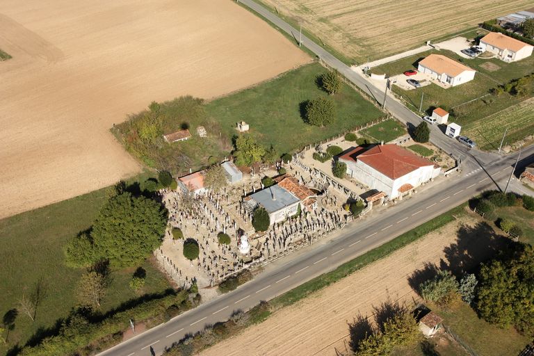 Vue aérienne du Jardin de Gabriel.
