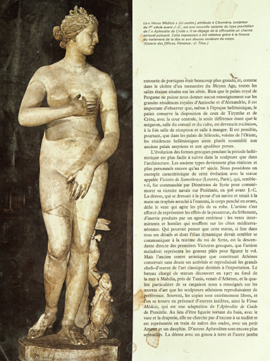 Photographie, conservée dans l'atelier, de la Vénus de Médicis, attribuée à Cléomène.
