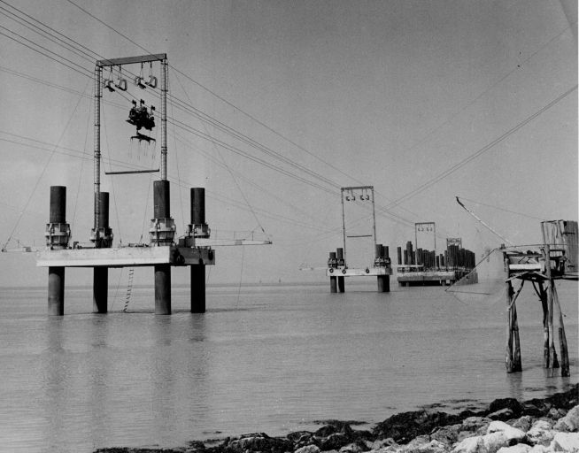 Installations de l'opération Nordex en 1955-1956 au Caillaud.