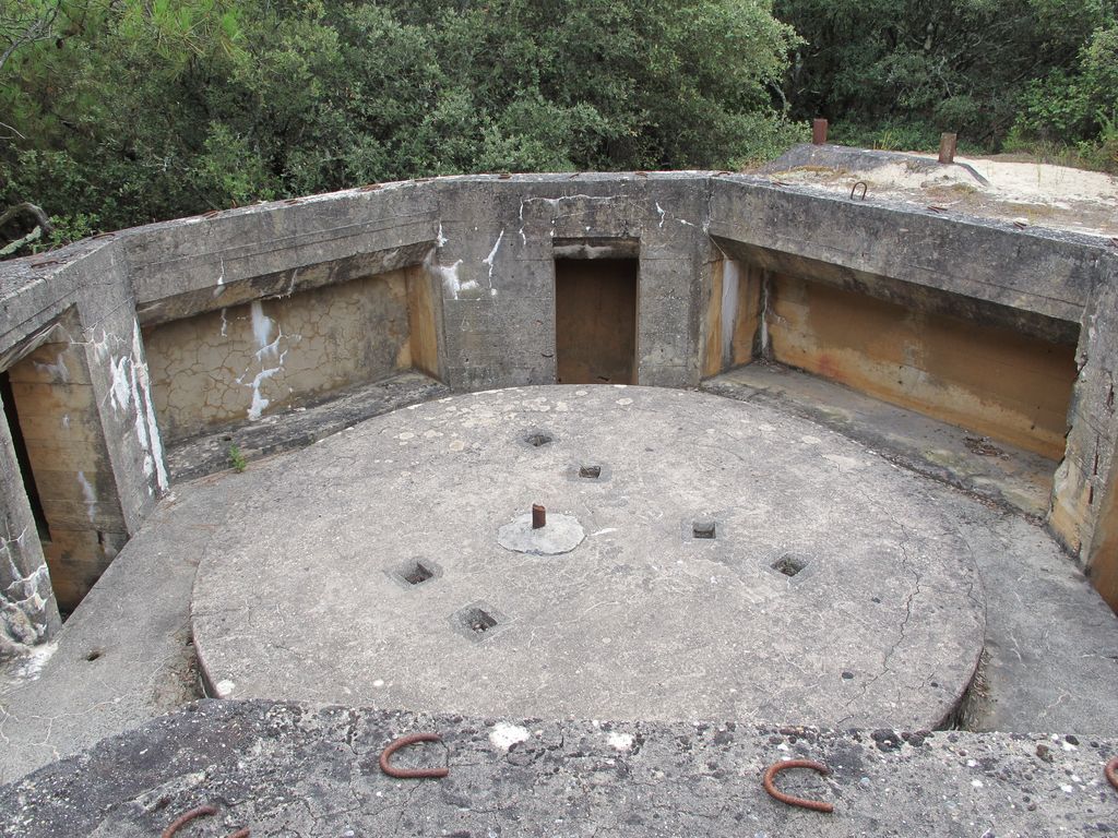 Cuve de Flak : emplacement du canon DCA.