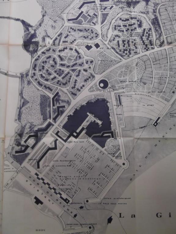 Projet d'aménagement urbain et portuaire en 1974 entre le port et Saint-Martin.