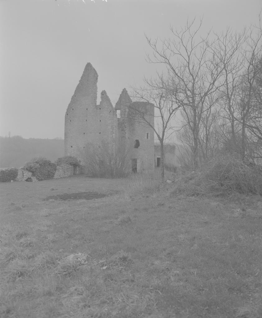 Élévation sud-est du logis en 1979.