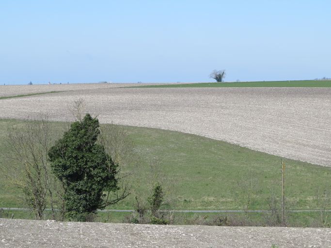 Vallon agricole près du Chant de l'Alouette.