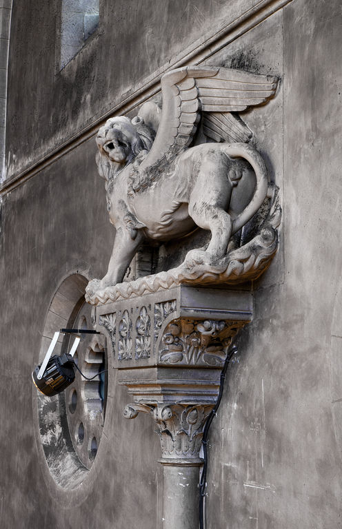 Le lion de saint Marc (détail).