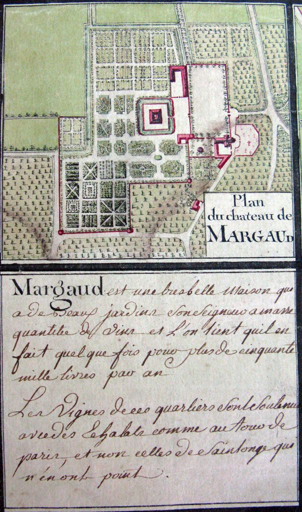 Détail de la Carte de l'embouchure de la Garonne, 1759.