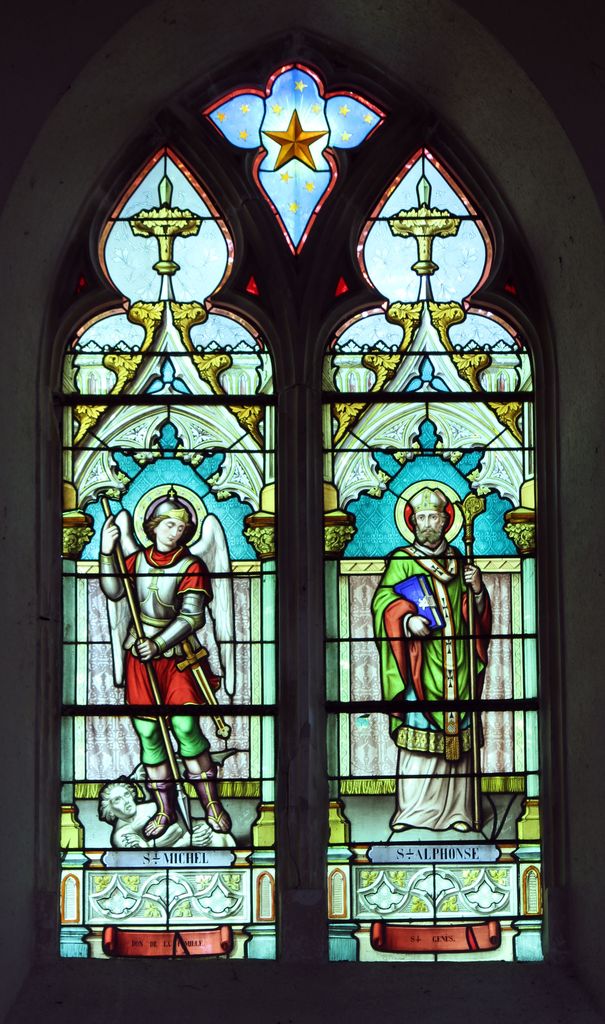 Baie 4 : Saint Michel et saint Alphonse de Liguori.
