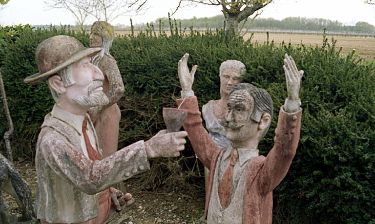 Statues photographiées en 1995.