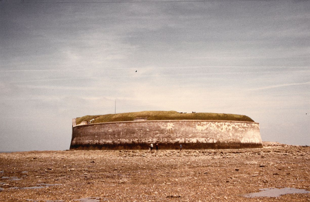 Le fort vu du sud-ouest en 1985. 