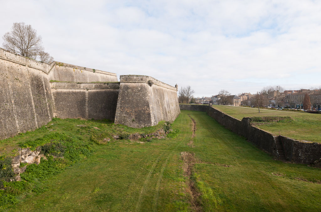 Vue du bastion Saint-Romain depuis le sud.