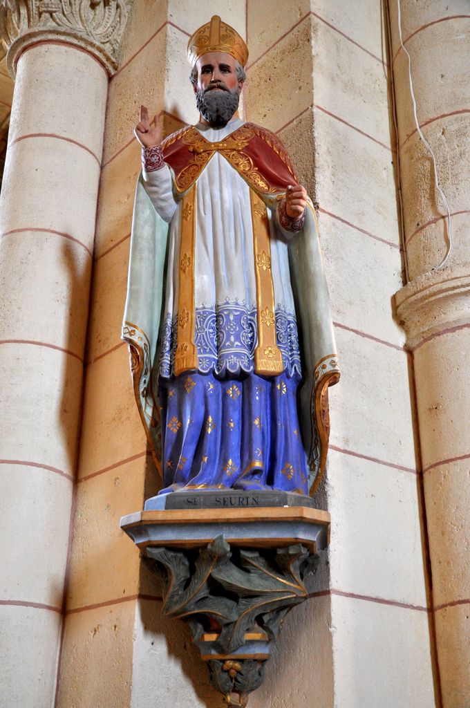 Statue de saint Seurin.