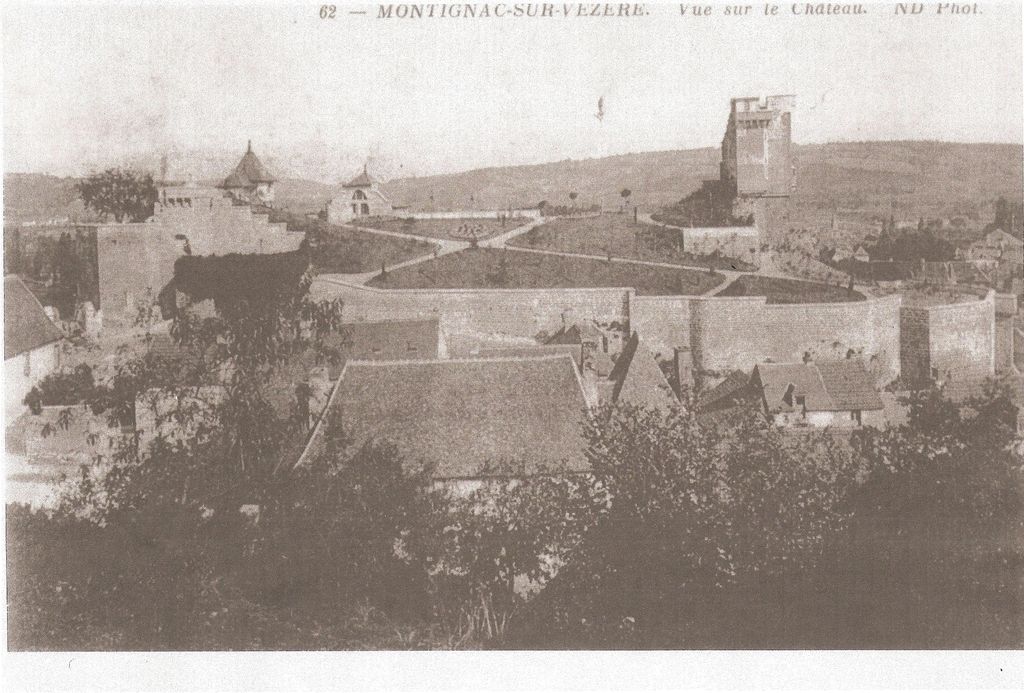 Vue du quartier de Beynaguet, carte postale, vers 1905.
