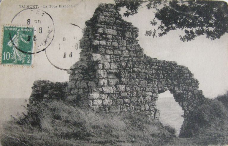 La tour Blanche, carte postale vers 1900.