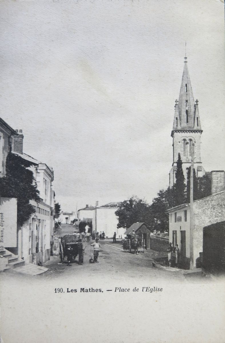 La rue du Clapet vers 1900.
