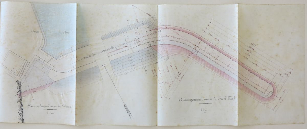 Projet d'allongement de la jetée par l'ingénieur ordinaire Alexandre, 30 décembre 1899.
