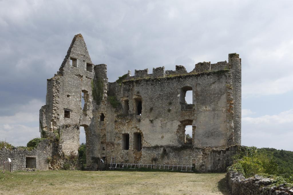 Donjon, face nord-ouest.