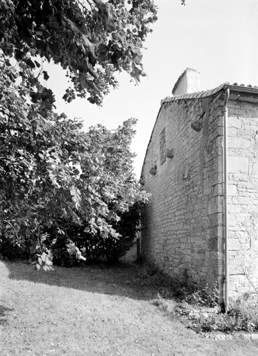 Corps de bâtiment ouest, élévation ouest.