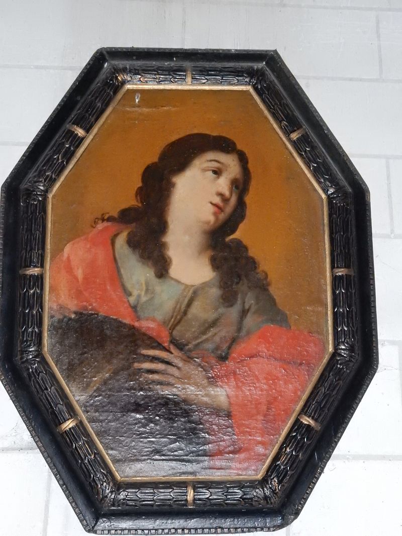 Vue d'ensemble du tableau de saint Jean l'évangéliste.