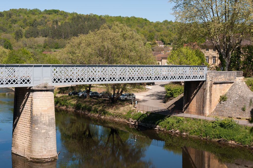 Vue amont de la partie orientale du pont.