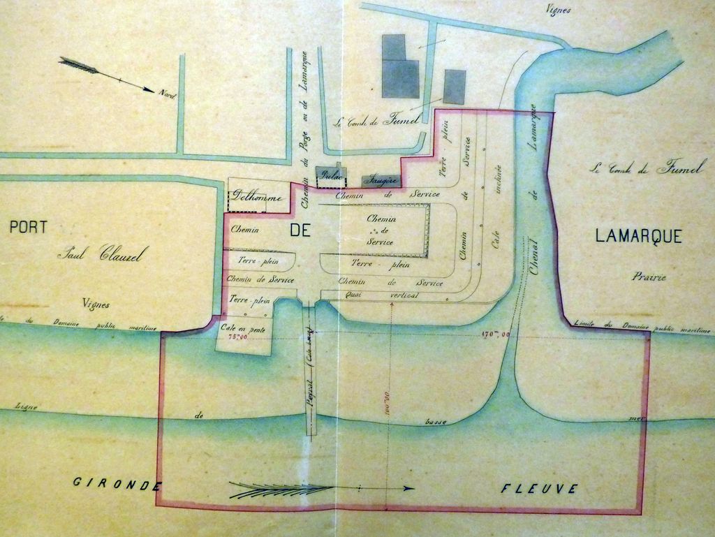Fixation des limites du port, 1895.