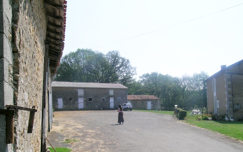 Vue générale depuis le chemin à l'ouest.