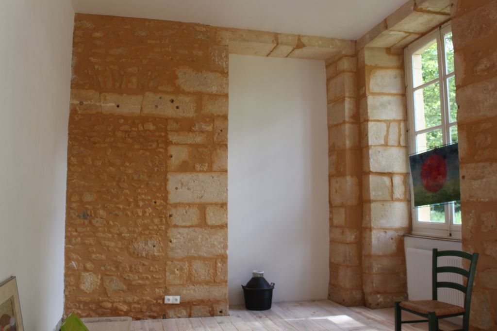 Mur nord de l'annexe de l'ancienne