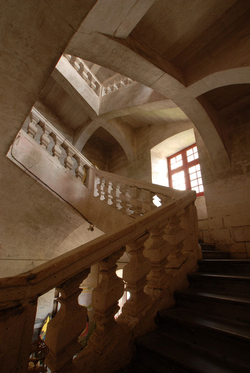 Escalier du pavillon nord-est.