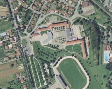 Vue aérienne, prise de vue 7 juillet 1993 (IGN).