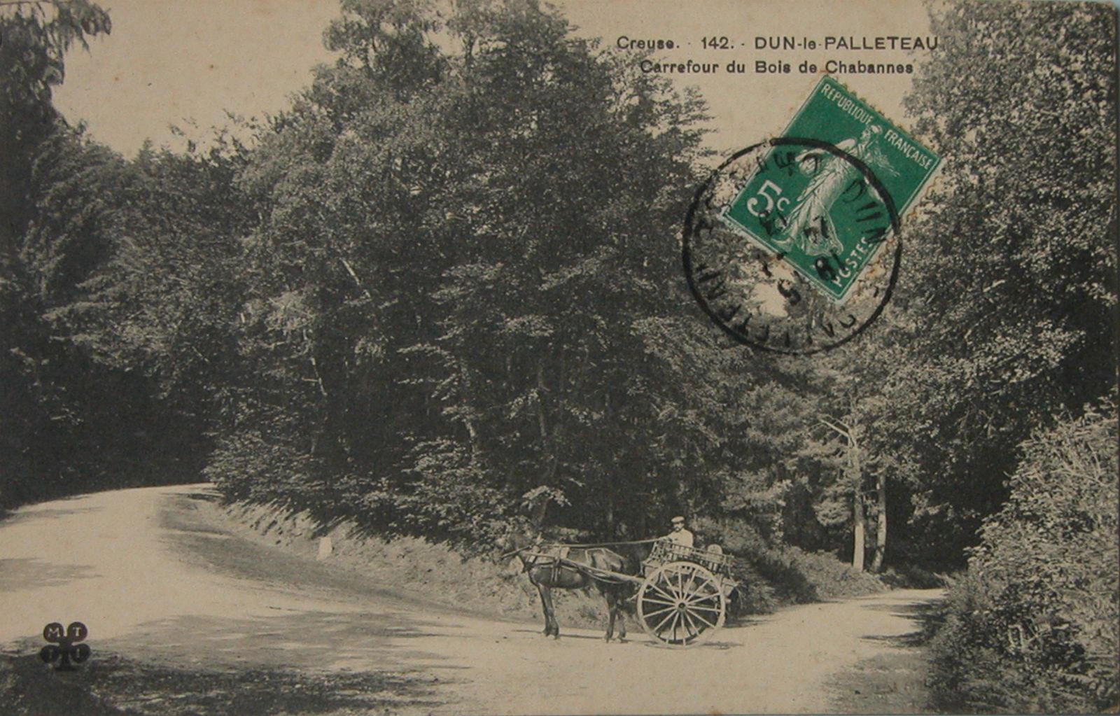 Carte postale ancienne. Coll. part. L. Daulny. Ed. Maurice Tesson, Imprimeur à Limoges (M.T.I.L).