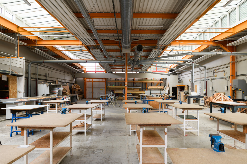 Intérieur d'un atelier.