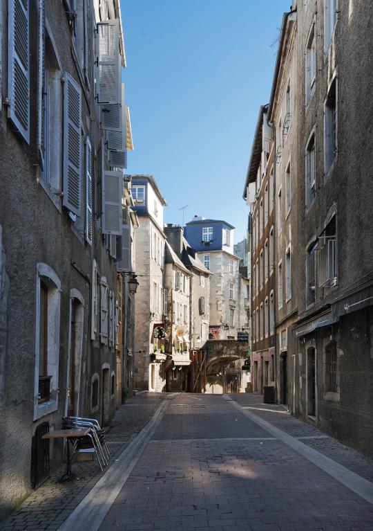 Quartier du château, rue du Moulin.