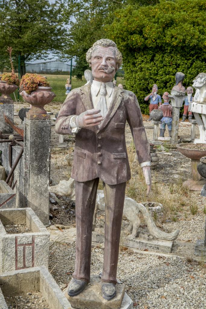 Statue de Georges Brassens.