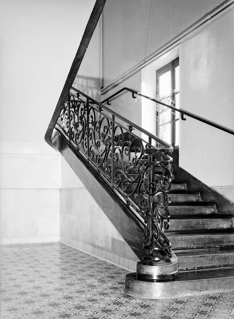 Départ de l'escalier.