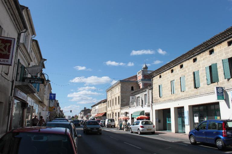 Vue du centre-ville, depuis la rue Thiers.