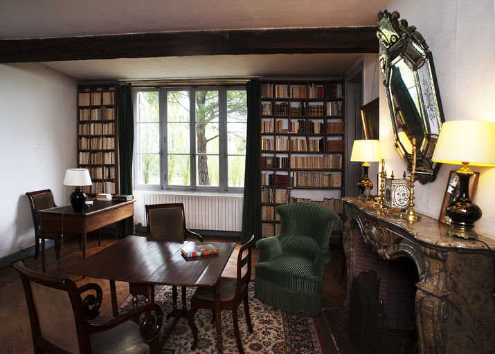 Bureau de François Mauriac : vue d'ensemble en direction du nord.