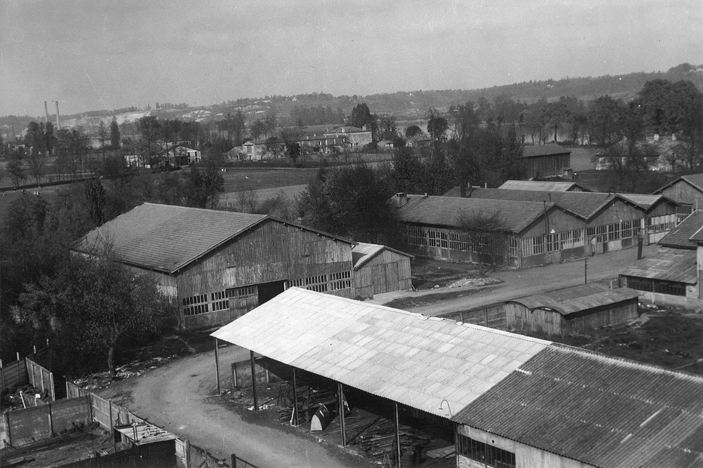 Les hangars Blériot en 1938.