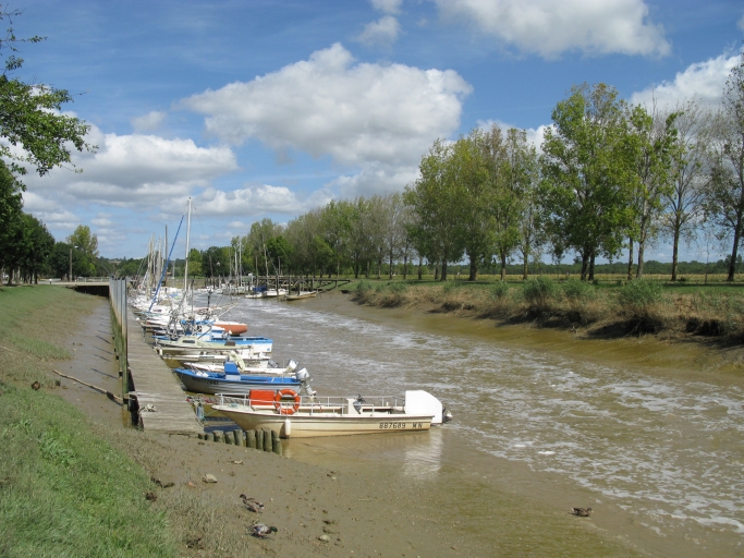Le port de Port-Maubert, à Saint-Fort-sur-Gironde.